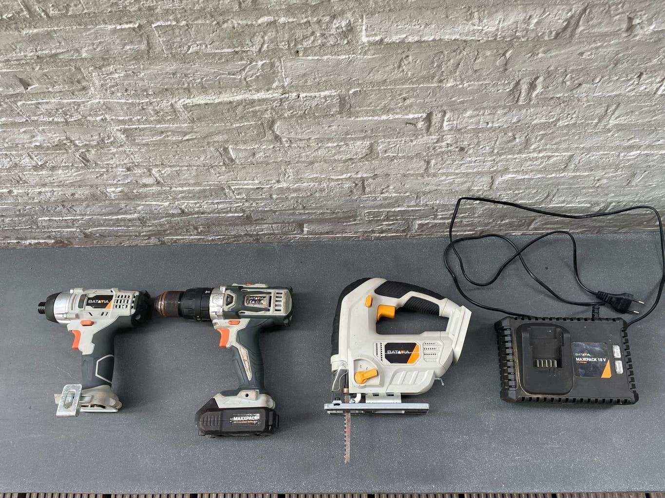 Batavia accu gereedschap met 1 accu en snellader, Ophalen of Verzenden, Zo goed als nieuw