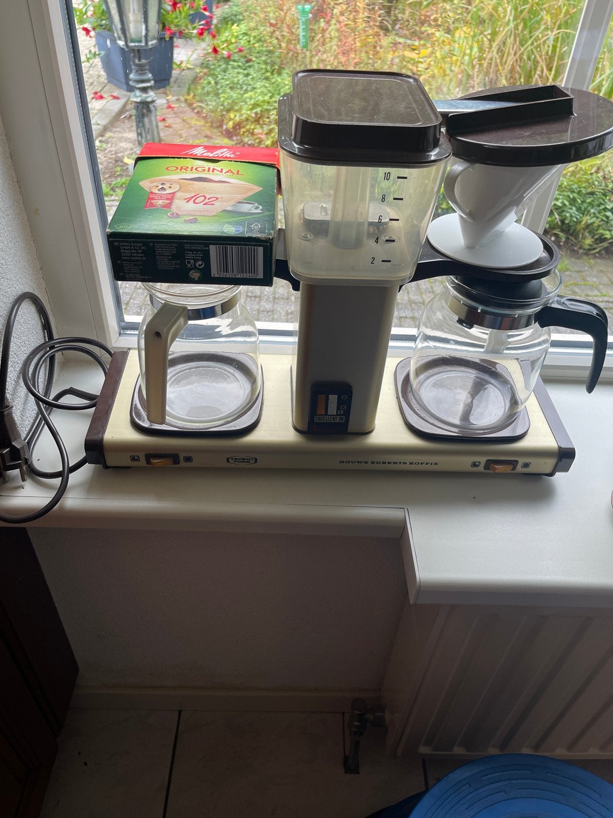 Douwe Egberts Koffiezetapparaat - Vintage Model, Gebruikt, 10 kopjes of meer, Koffiemachine, Gemalen koffie