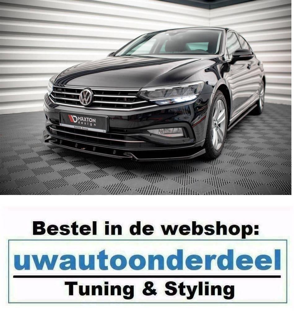 Maxton Spoiler Lip Splitter Voor Volkswagen Passat B8 Faceli, Verzenden