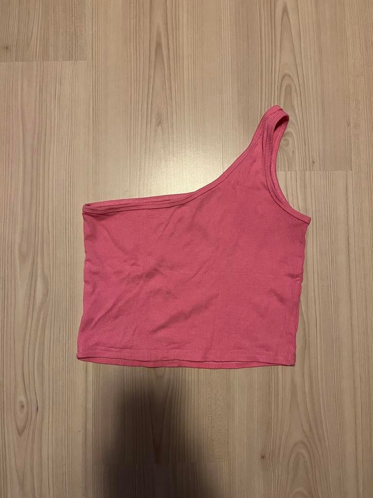 SHEIN roze geribbeld topje maat L, Kleding | Dames, Maat 42/44 (L), Nieuw, Ophalen of Verzenden, Roze