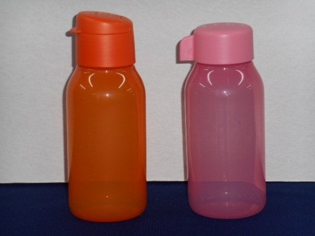 Tupperware Eco Fles (Plus) Rond 350 ml., Beker of Kan, Nieuw, Oranje, Ophalen of Verzenden
