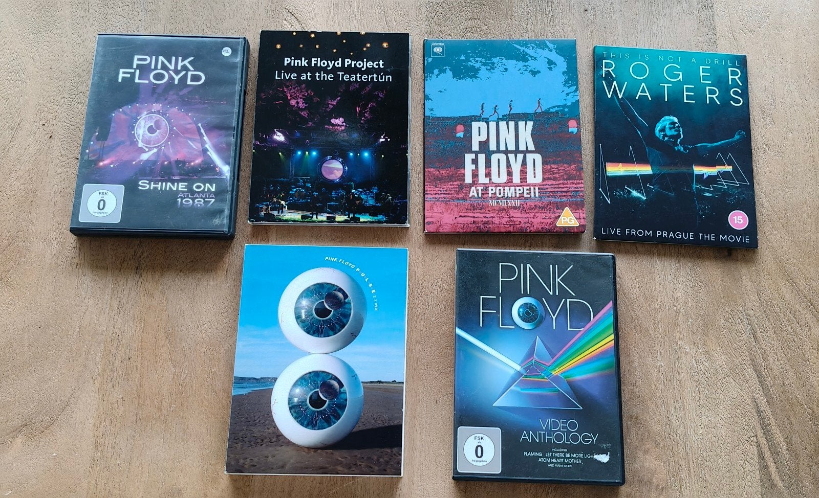 Pink Floyd DVD Live Optredens Collectie, Alle leeftijden, Ophalen of Verzenden, Concert, Gebruikt