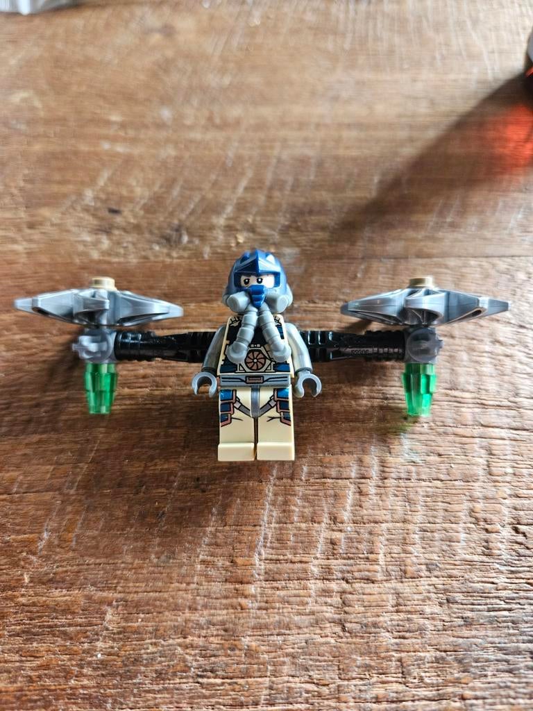 LEGO Psyclone minifiguur (uagt008) met vliegapparaat, Verzenden, Gebruikt, Losse stenen, Lego