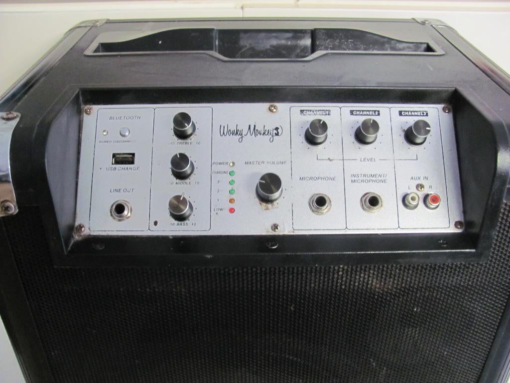 Wonkey Monkey Bluetooth speaker mobile, Gebruikt, Center speaker, Minder dan 60 watt, Ophalen