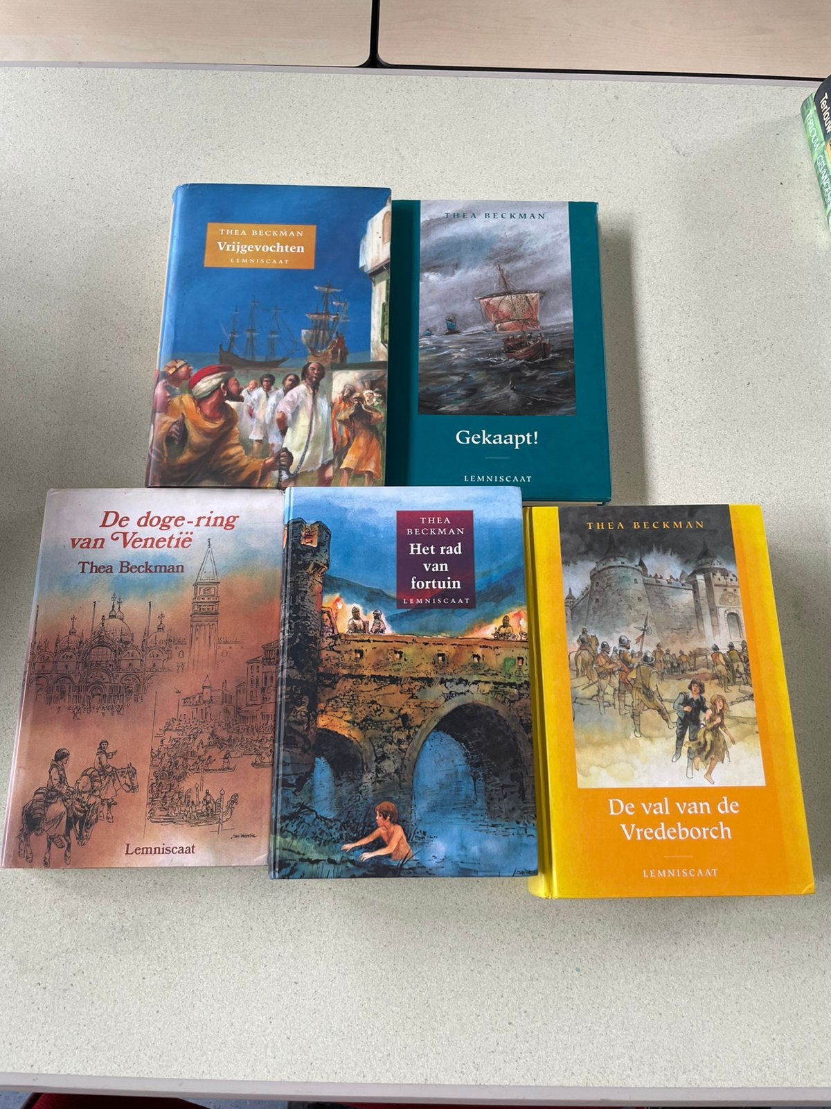 Thea Beckman, Jan Terlouw, Evert Hartman, Simone vdVlugt, Boeken, Ophalen of Verzenden, Zo goed als nieuw