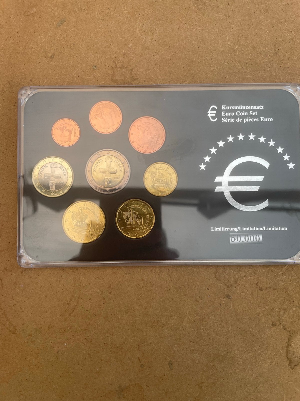 Cyprus Euro Muntset 2008 - Gelimiteerde Oplage 50.000, Ophalen of Verzenden, Cyprus, Overige waardes, Setje