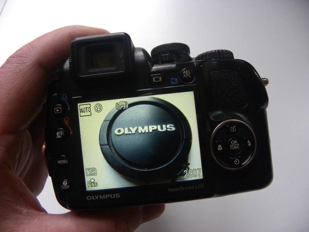 Vintage Digitale Camera Olympus SP-570UZ, Audio, Tv en Foto, Fotocamera's Digitaal, Ophalen of Verzenden, Gebruikt, Olympus, 8 keer of meer