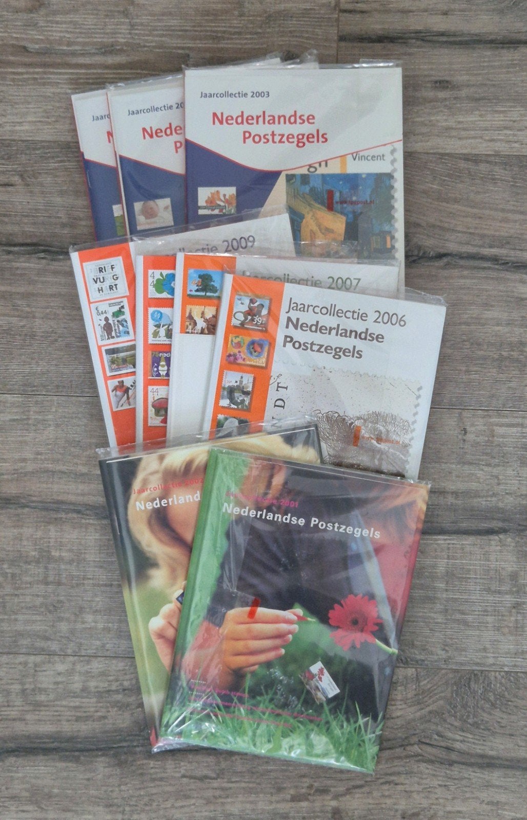 jaarcollecties Nederlandse postzegels (2001 t/m 2009), Postzegels en Munten, Ophalen of Verzenden