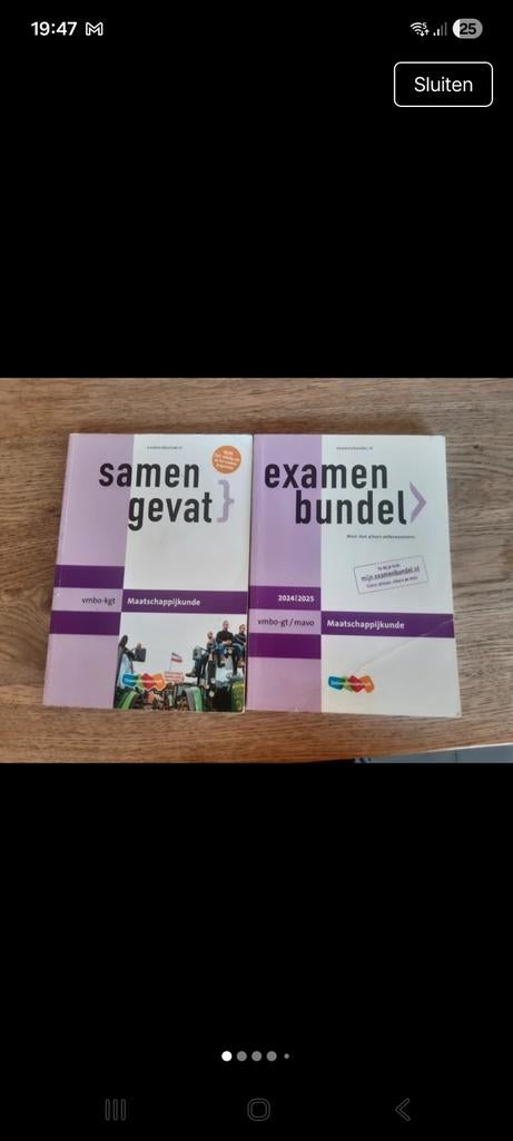 Examenbundel en Samengevat Maatschappijkunde VMBO-KGT, Boeken, Ophalen of Verzenden, MBO, Gamma, Onbekend