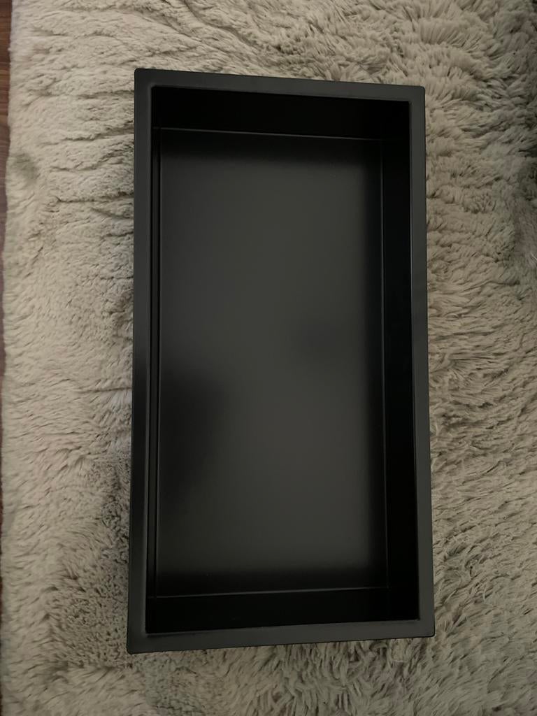 Inbouwnis Badkamer 640x340mm (nieuw), Ophalen of Verzenden, Nieuw, Zwart, Overige typen