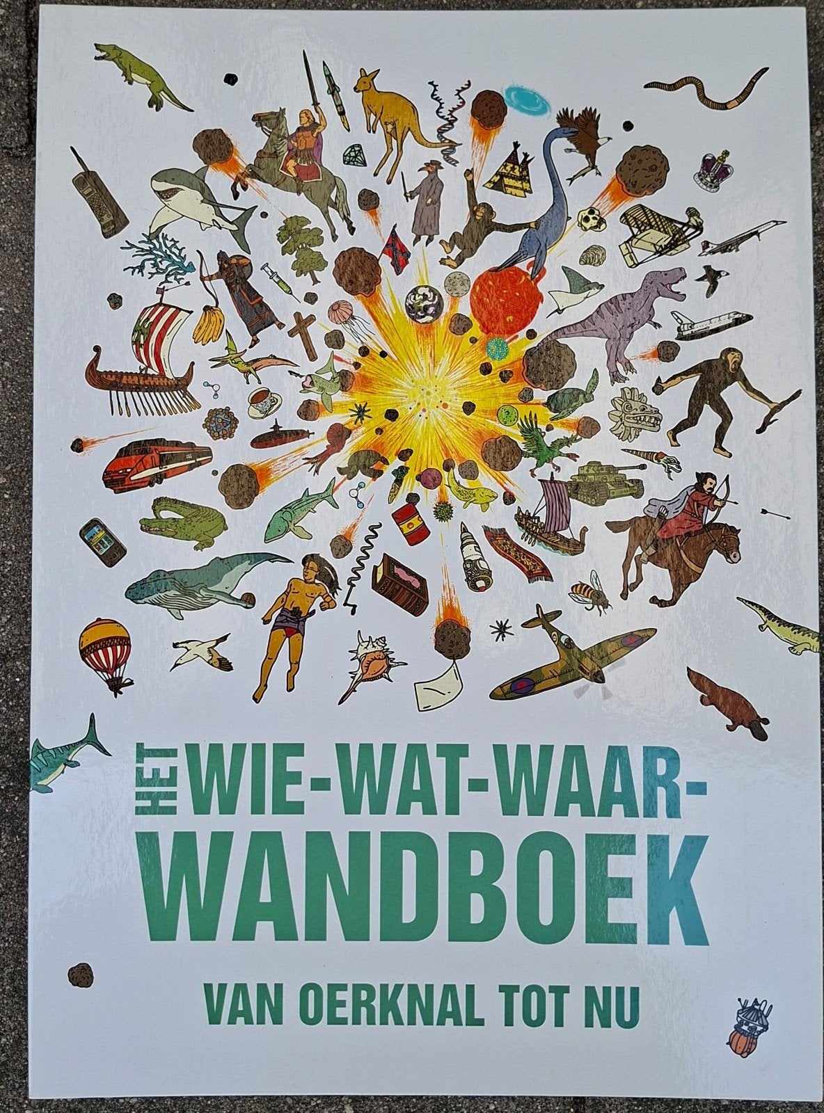 Het grote wie wat waar wandboek van oerknal tot nu, Boeken, Non-fictie, Christopher Lloyd, Ophalen of Verzenden, Zo goed als nieuw