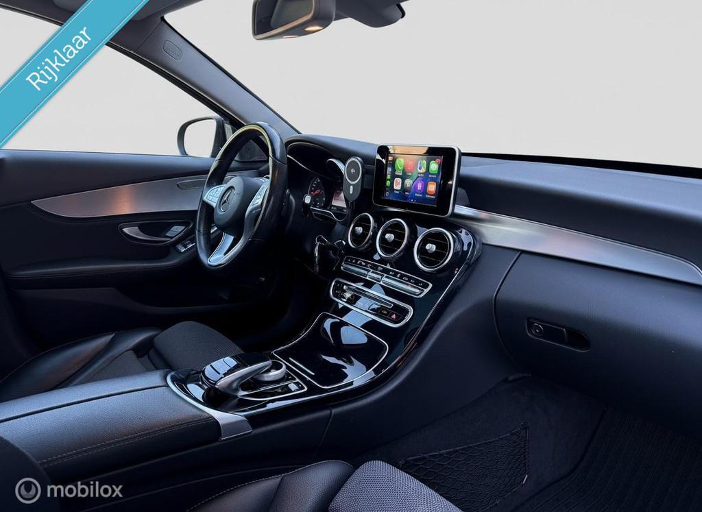 Mercedes C-klasse Estate C350 e Panno Carplay Luchtvering Ac, Auto's, Automaat, Achterwielaandrijving, Gebruikt, Leder en Stof