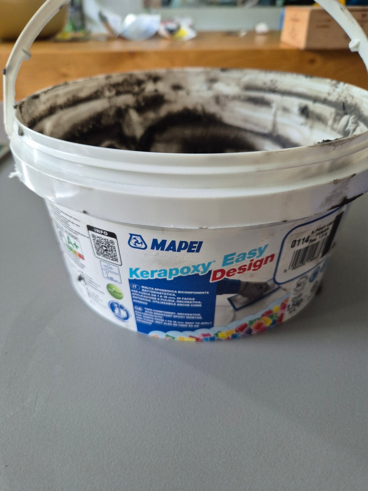 GRATIS krapoxy Easy Design voegmortel Antraciet grijs 1,5 kg, Ophalen, 60 cm of meer, 10 m² of meer, Overige materialen