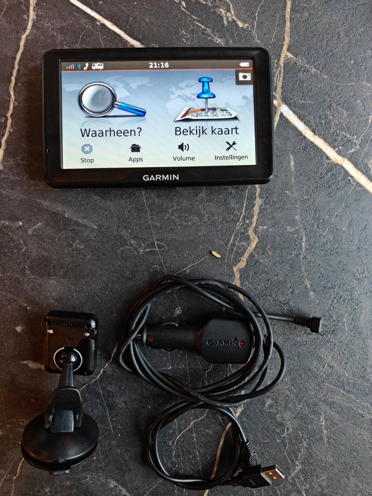 Garmin Camper 760LMT-D Navigatiesysteem, Ophalen of Verzenden, Gebruikt