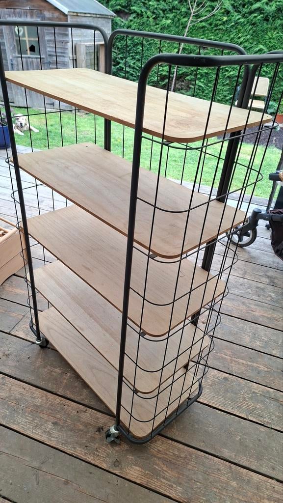 Bakkerskar / Industriële trolley met 5 planken, Ophalen, Gebruikt