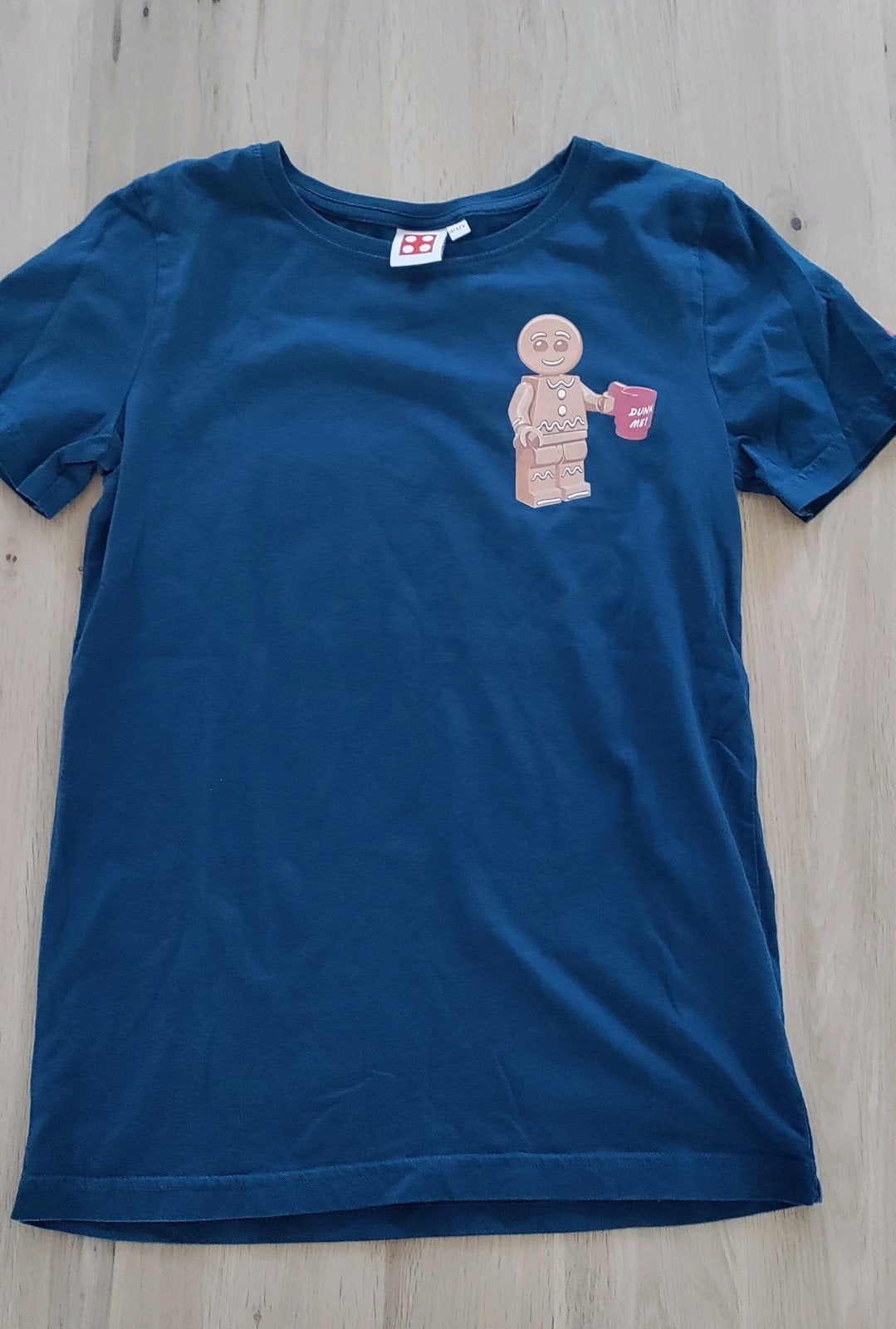Lego Kerst shirt Peperkoekman maat 10-12 (146), Gebruikt, Lego Wear, Ophalen of Verzenden, Shirt of Longsleeve