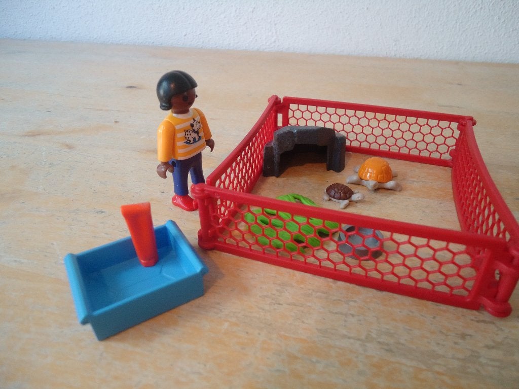 Leuk schildpadden verblijf met schildpad Playmobil 5534, Ophalen of Verzenden, Zo goed als nieuw, Complete set