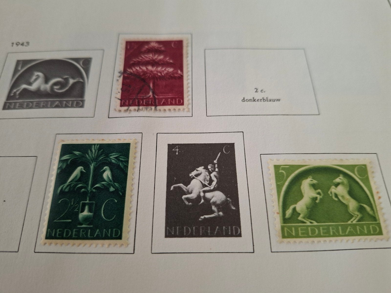 Postzegels 1943, Postzegels en Munten, Postzegels | Nederland, Ophalen of Verzenden