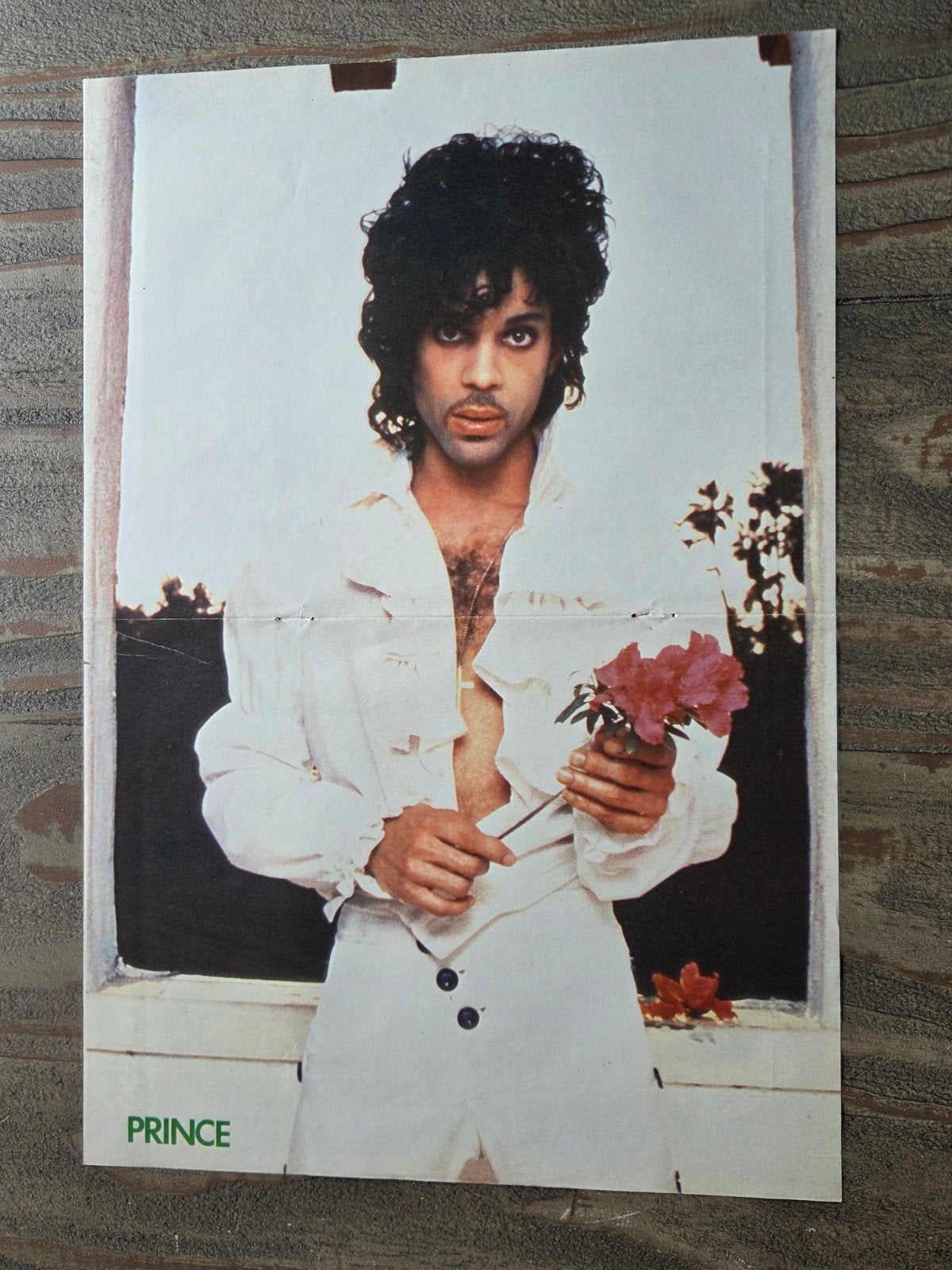 Vintage Prince poster - Muziek Poster, Verzamelen, Ophalen of Verzenden, Zo goed als nieuw, A1 t/m A3, Muziek
