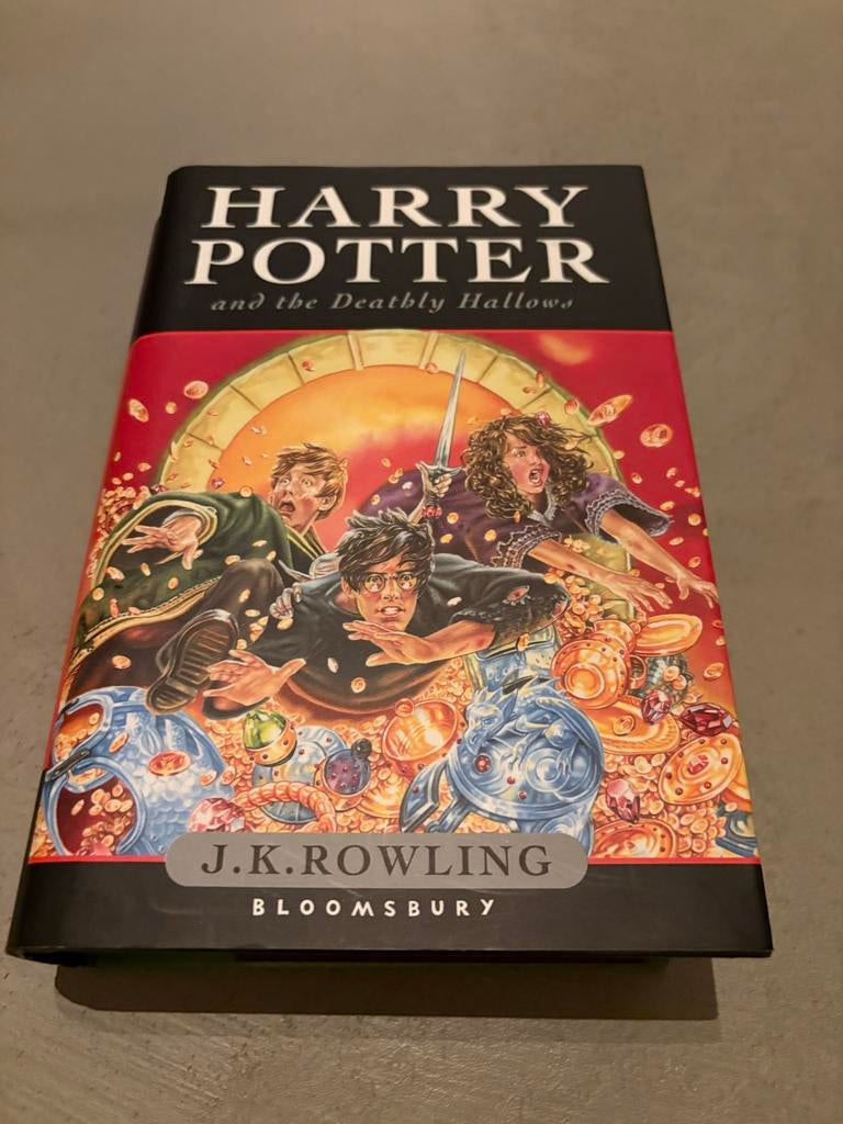 Harry Potter and the Deathly Hallows - Eerste Editie, Ophalen of Verzenden, Gebruikt, Boek of Poster