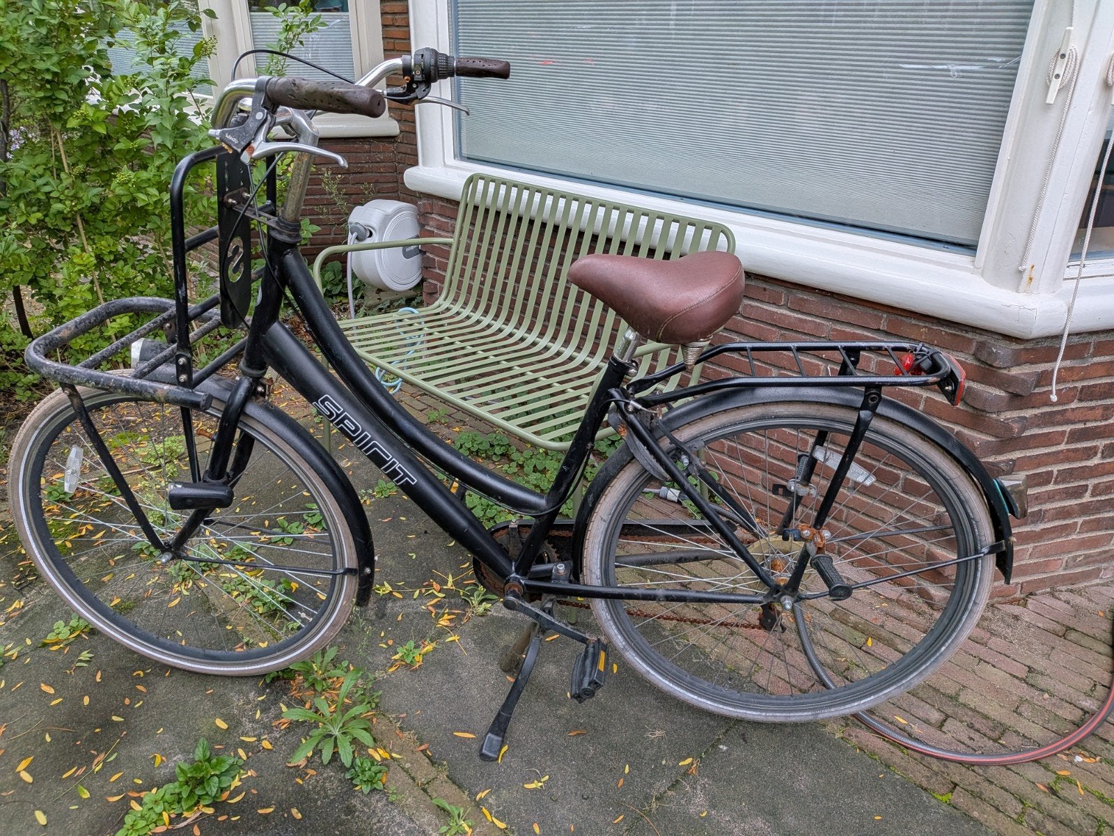 fiets 26 inch zwart spirit, Minder dan 47 cm, Ophalen, Gebruikt