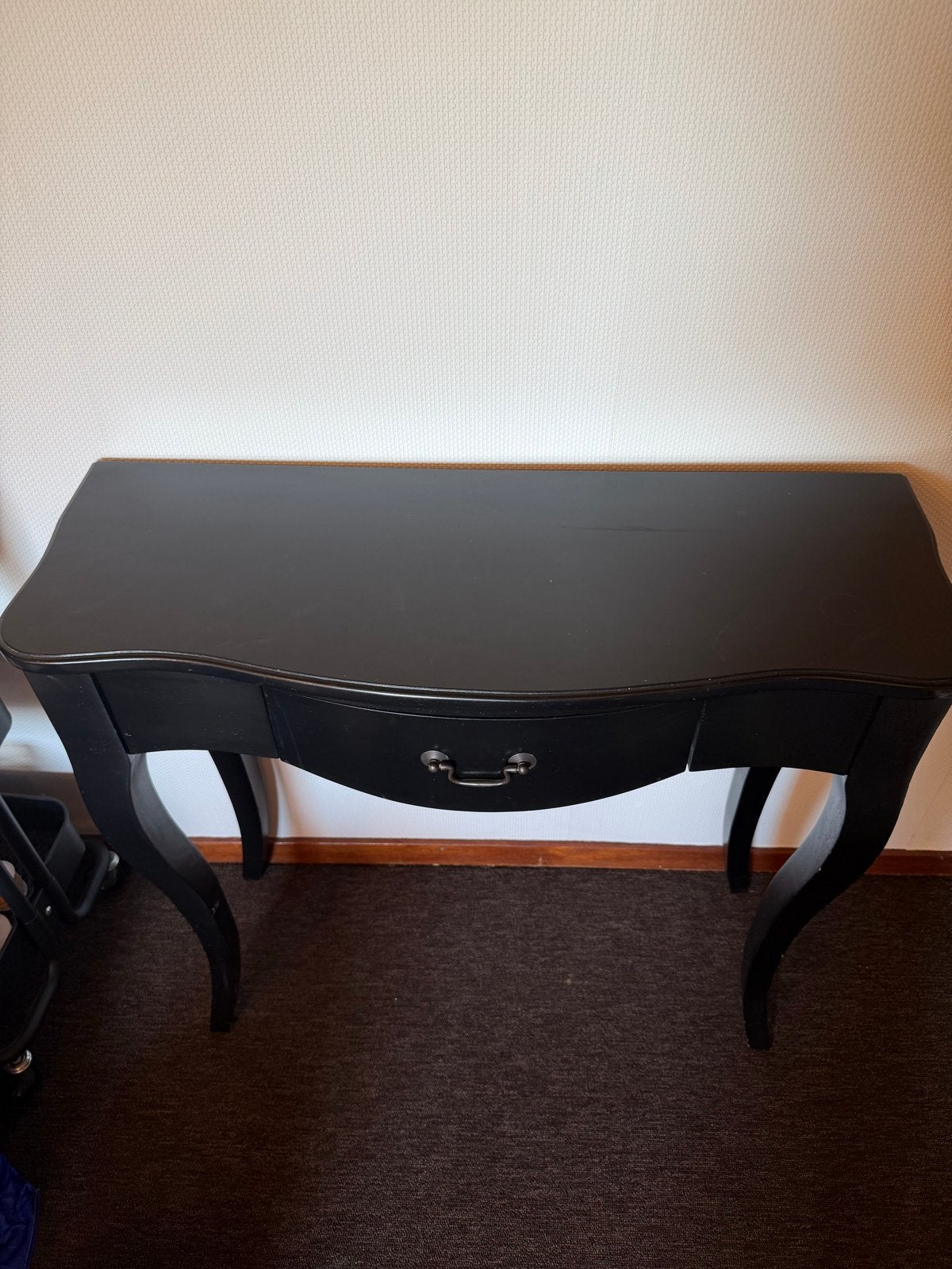 Zwarte kaptafel Xenos, Ophalen, Gebruikt, 50 tot 100 cm, Minder dan 100 cm