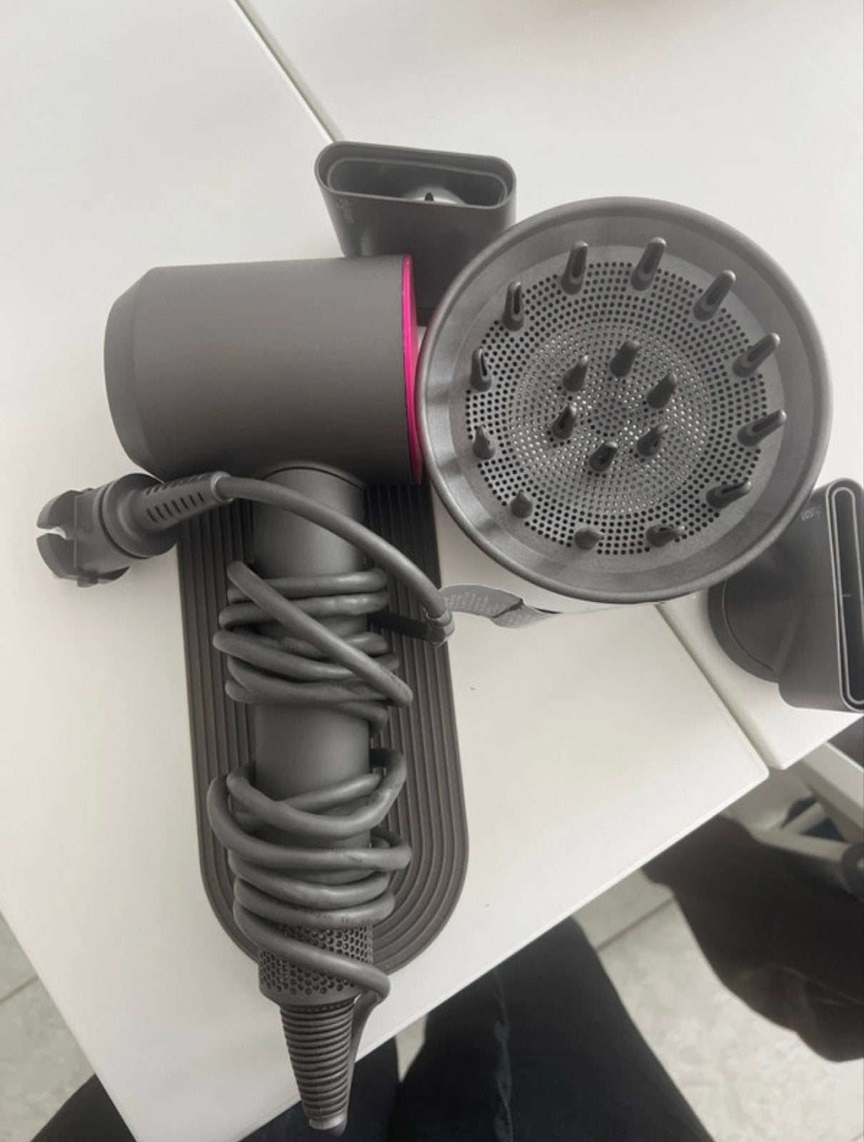 Dyson Supersonic Föhn inclusief 3 opzetstukken, Ophalen of Verzenden, Zo goed als nieuw, Haarverzorging