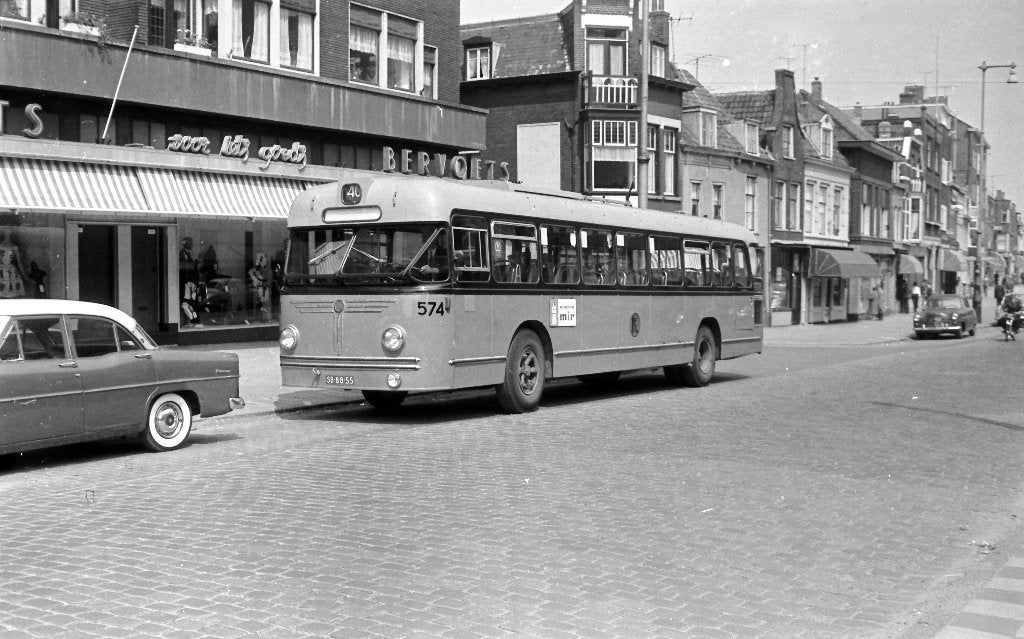 RET Holland Saurer 574 schiedam 9-7-1962, Verzenden, 1960 tot 1980, Zuid-Holland