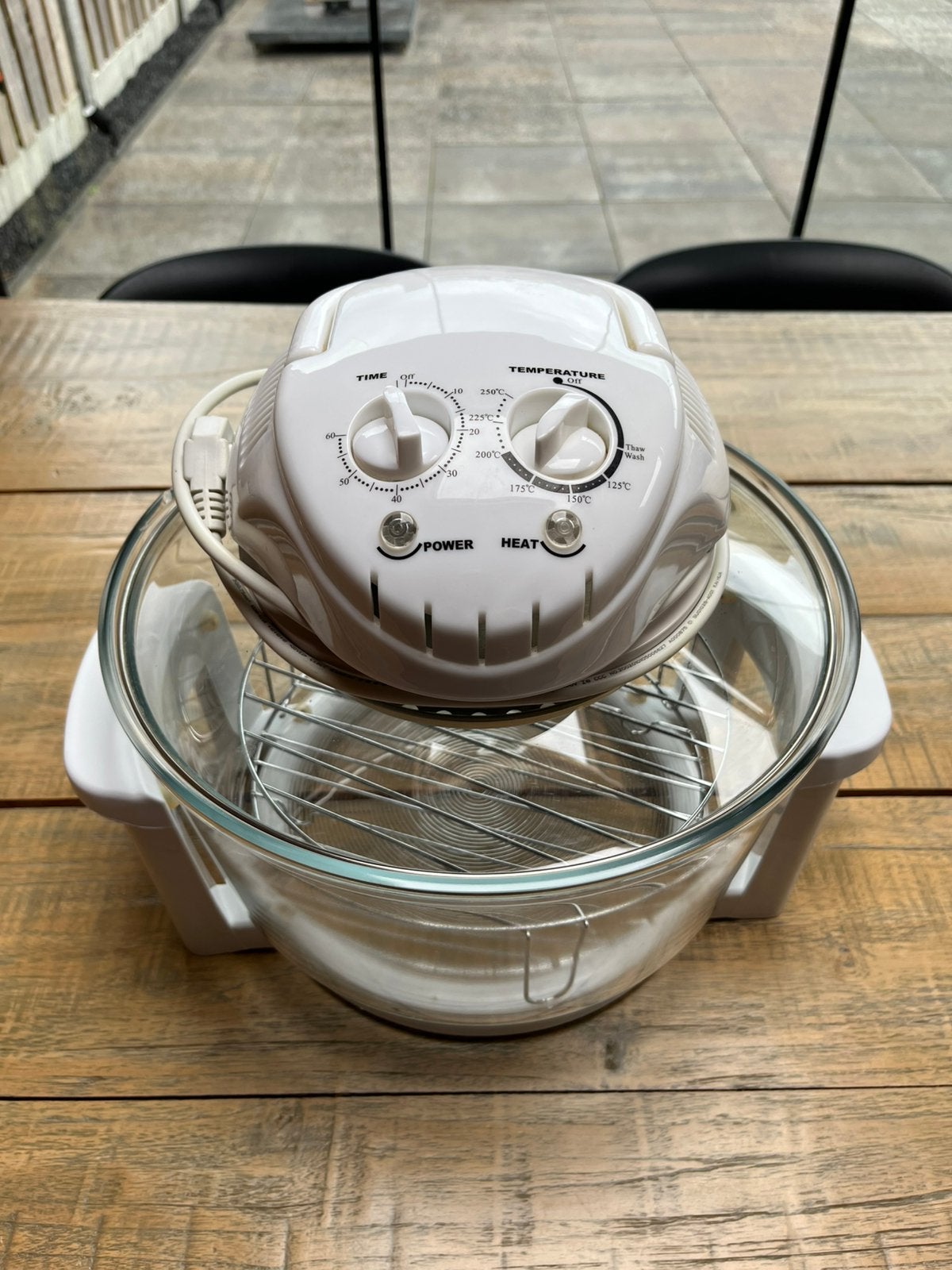 Halogeen oven, Witgoed en Apparatuur, Ophalen, Zo goed als nieuw, Minder dan 45 cm