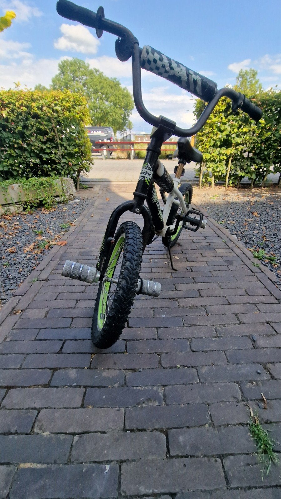 mooie bmx MOET SNEL WEG, Fietsen en Brommers, Fietsen | Crossfietsen en BMX, Ophalen, Staal, Voetsteunen, Terugtraprem