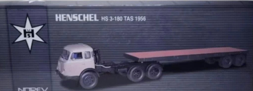 Henschel HS3 180 TAS '56 Beige schaal 1/43 NOREV ref: 820561, Verzenden, Nieuw, Bus of Vrachtwagen, Norev