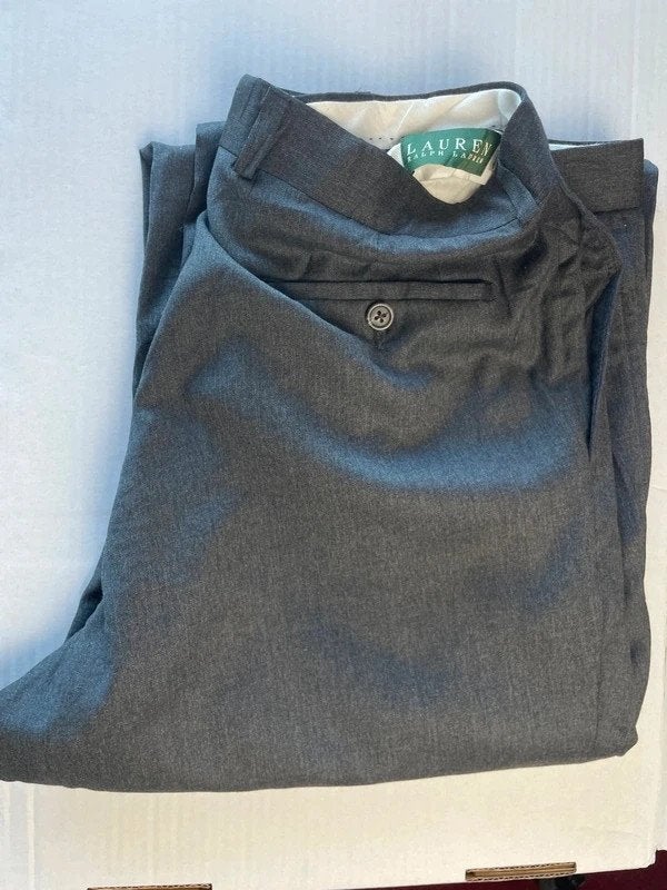Ralph Lauren Overhemd Heren w34 l30 Grijs Smart Casual Old M, Ralph Lauren, Overige maten, Ophalen of Verzenden, Zo goed als nieuw