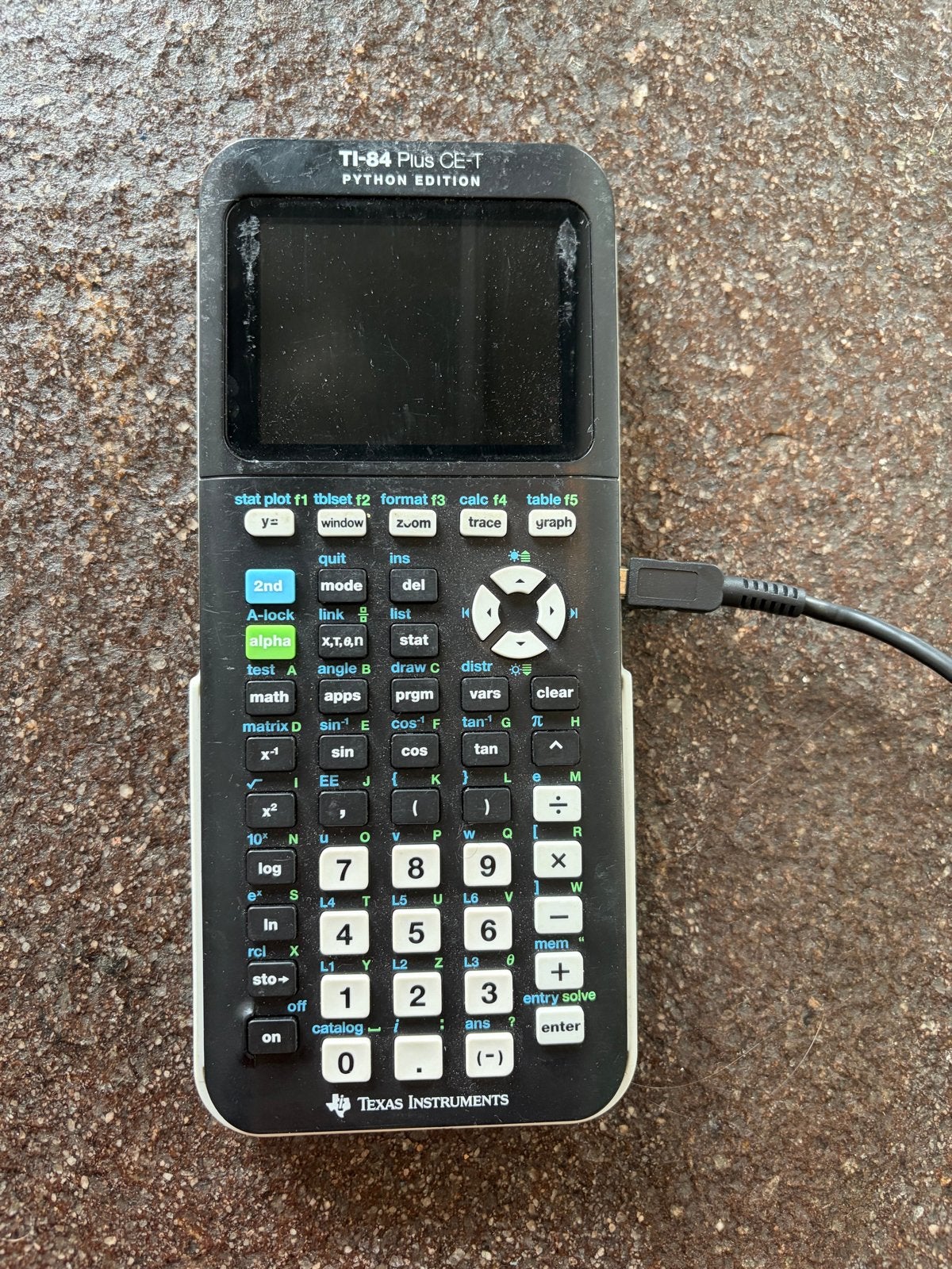 Grafische rekenmachine TI 84 python edition met oplader, Ophalen, Grafische rekenmachine, Gebruikt