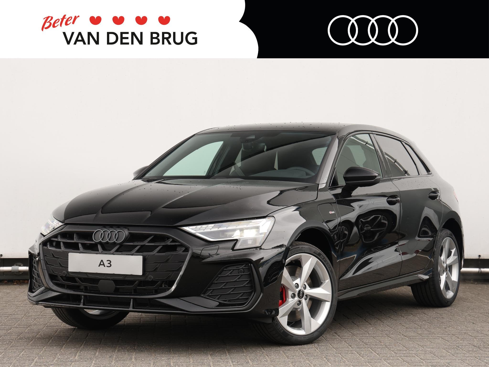 Audi A3 Sportback S edition Competition 45 TFSI e 272 PK Sp, Gebruikt, 4 cilinders, 250 km/l, Leder en Stof