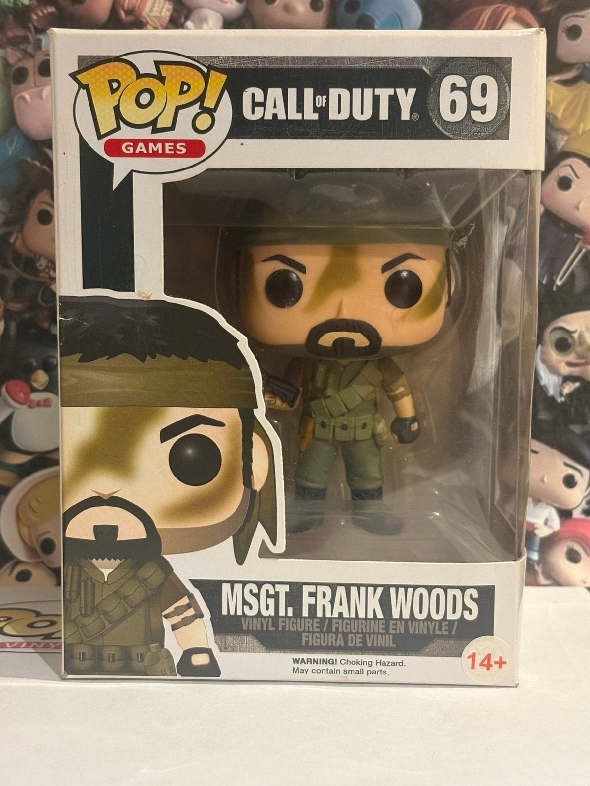 Funko pop msgt. Frank woods 69 call of duty games, Ophalen of Verzenden, Zo goed als nieuw