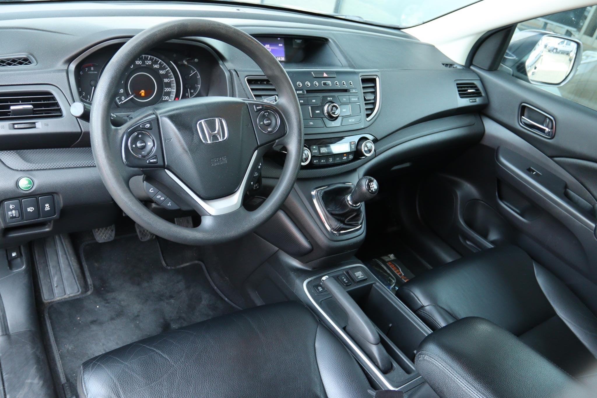 HONDA CR-V 2.0 ELEGANCE | TREKHAAK | LEDER | STOELVERW. | CR, Auto's, Voorwielaandrijving, Stof, Gebruikt, Euro 6
