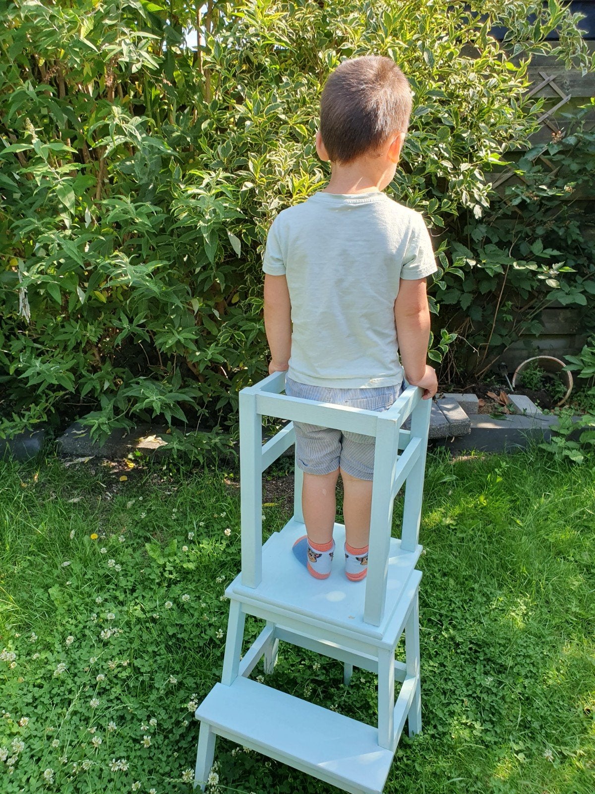 Learning Tower / Leertoren IKEA hack met extra versteviging, Ophalen, Gebruikt