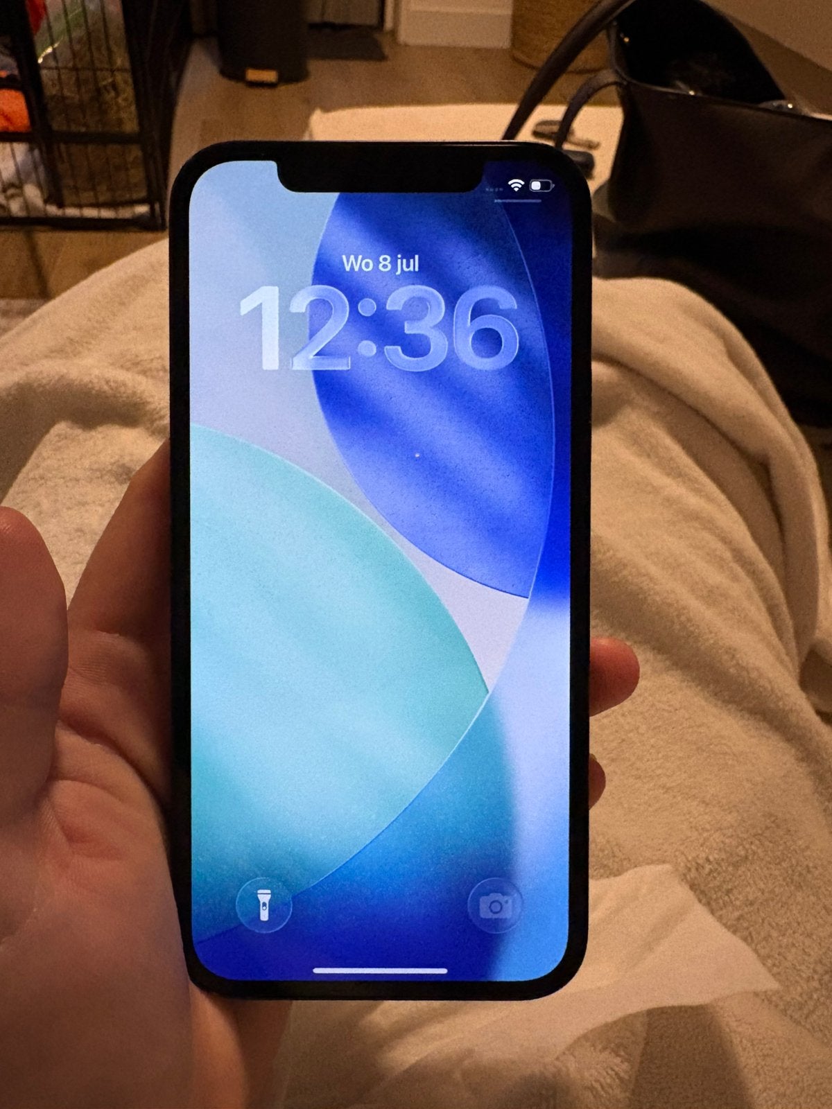 Iphone 12, Telecommunicatie, Mobiele telefoons | Apple iPhone, Ophalen, Zwart, Zo goed als nieuw, IPhone 12