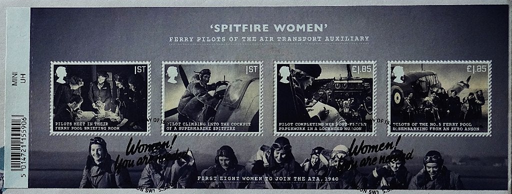 UK / Engeland 2022 Spitfire Women Blok, Verzenden, Gestempeld