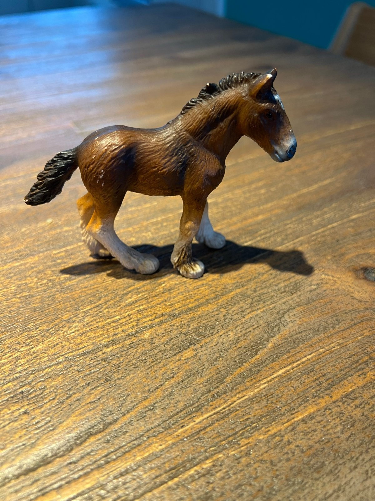 Shire veulen 13272 - Schleich paardje, Ophalen of Verzenden, Zo goed als nieuw