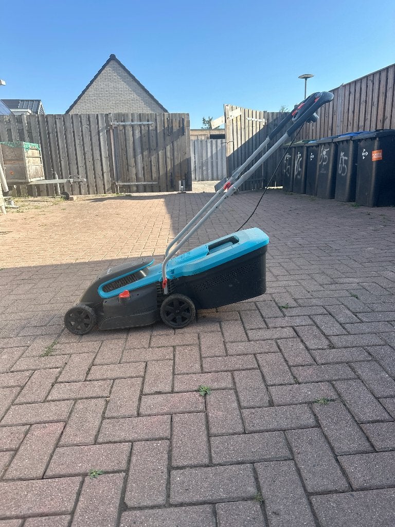 Gardena grasmaaier, Ophalen, Cirkelmaaier, Gebruikt, Elektrische grasmaaier