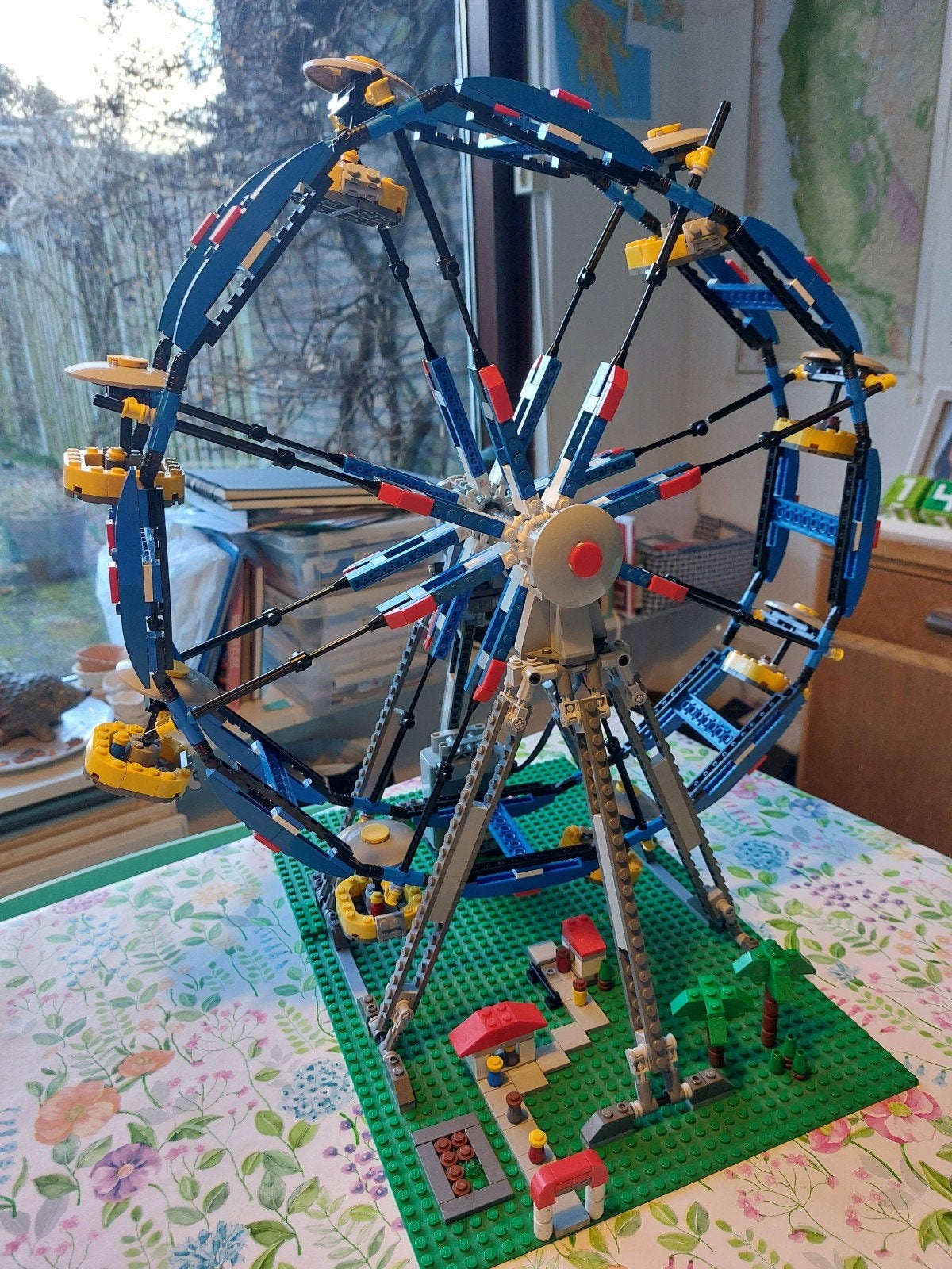 Lego Reuzenrad met motor en handleiding, Gebruikt, Lego, Ophalen of Verzenden, Inclusief instructies