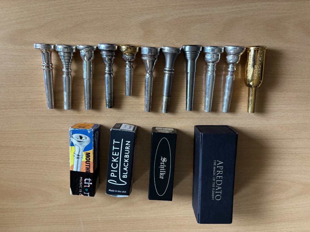 Trumpet mouthpieces, Ophalen of Verzenden, Gebruikt, Overige typen
