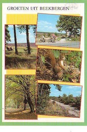 Ansichtkaart 	Beekbergen	5-luik, Verzenden, 1960 tot 1980, Gelopen, Gelderland