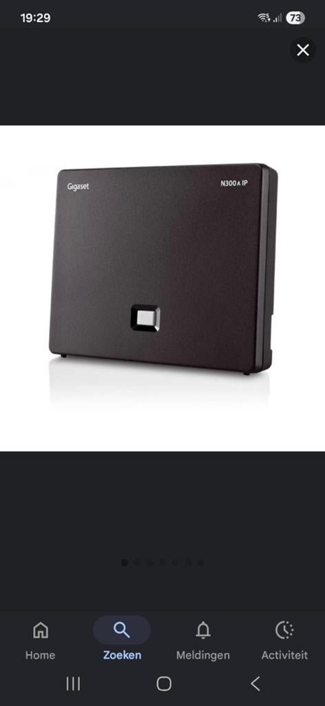 Gigaset n300a ip, Ophalen, Gebruikt, 3 handsets, Stralingsarm