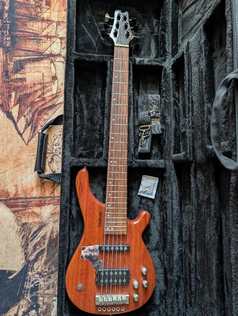 Bass Guitar "Manon" 6 Strings, Ophalen of Verzenden, Zo goed als nieuw, 6-snarig