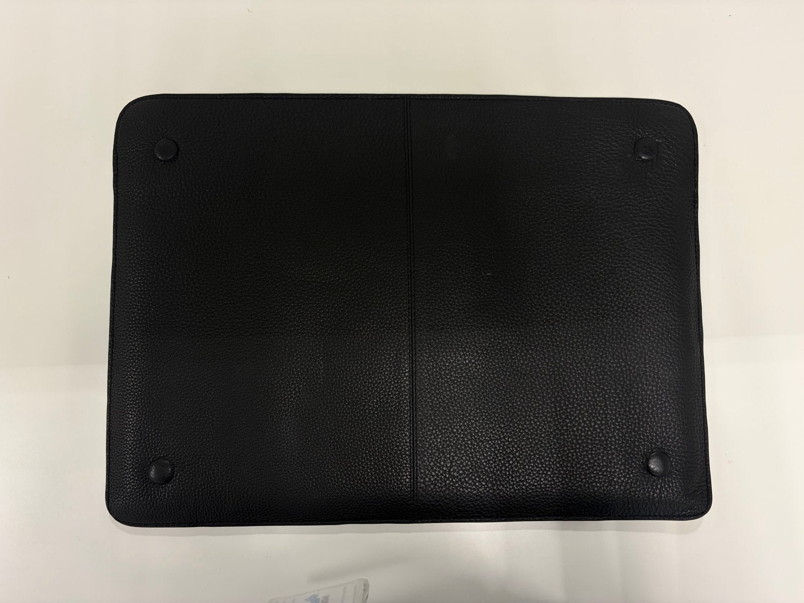 Accez Echt Leren Laptophoes - Zwart, Computers en Software, Ophalen of Verzenden, 14 inch, Gebruikt