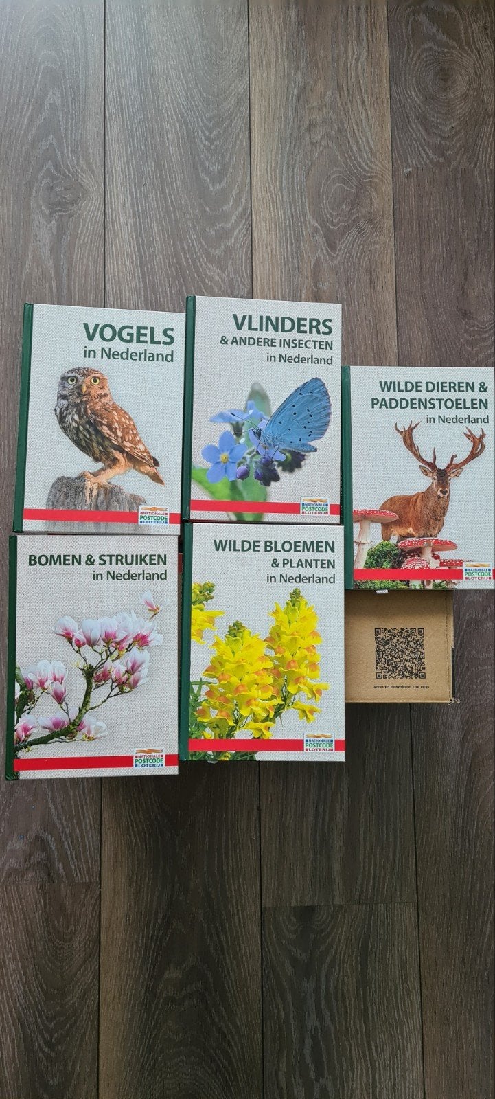 postcodeloterij boeken nr. 1 t/m nr. 5 . zie be, Ophalen of Verzenden, Nieuw, Bloemen, Planten en Bomen
