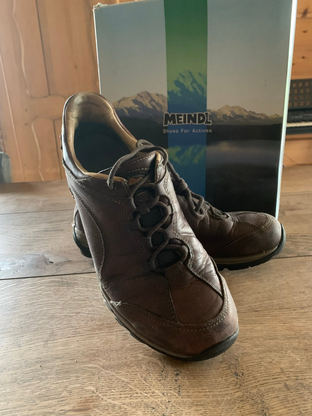 Meindl Comfort Fit Wandelschoenen Maat 42, Ophalen of Verzenden, Gedragen, Bruin, Wandelschoenen of Bergschoenen