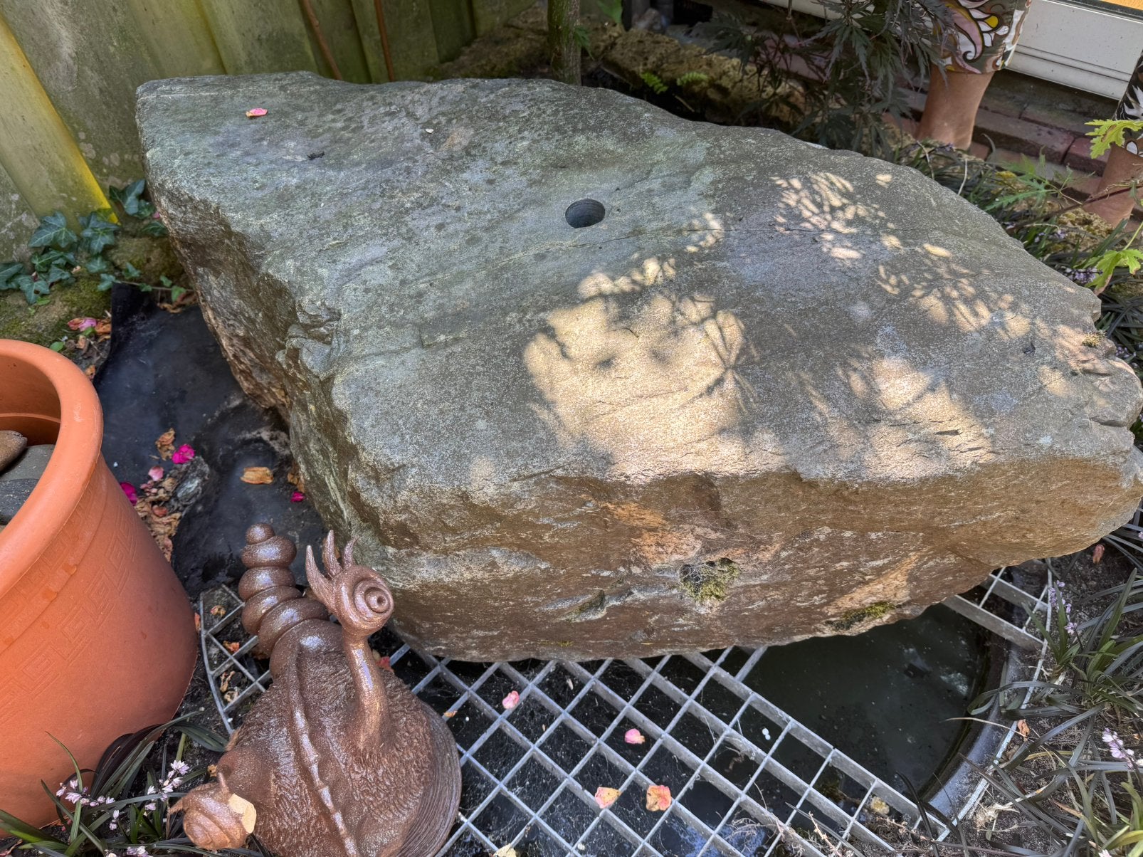Massieve vijver steen, Tuin en Terras, Vijvers, Ophalen